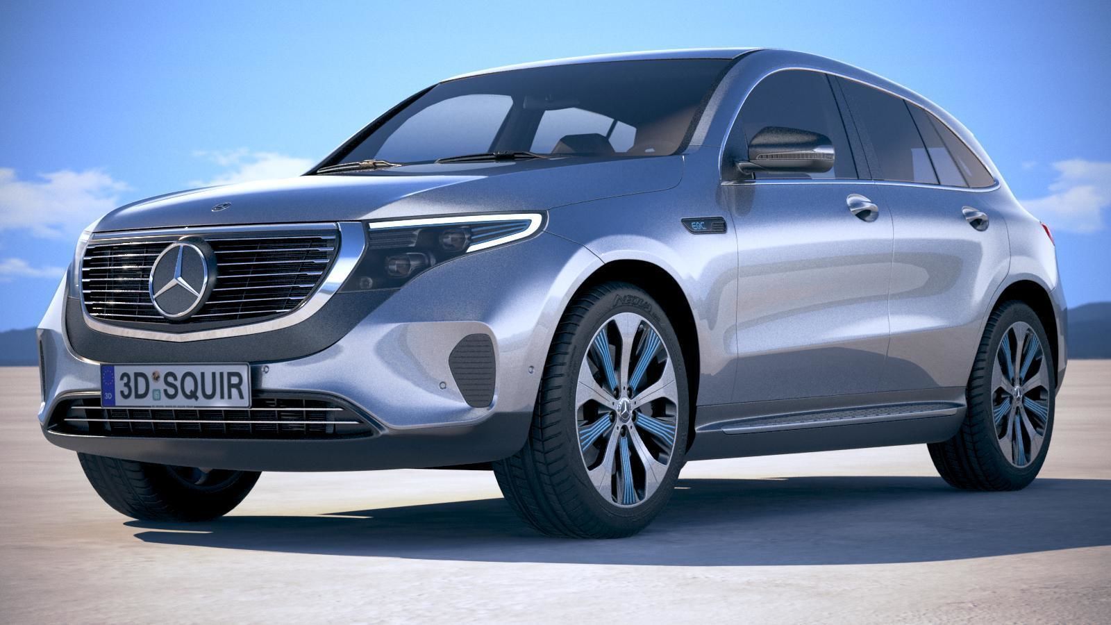 Mercedes-Benz EQC 2020 3D model_12