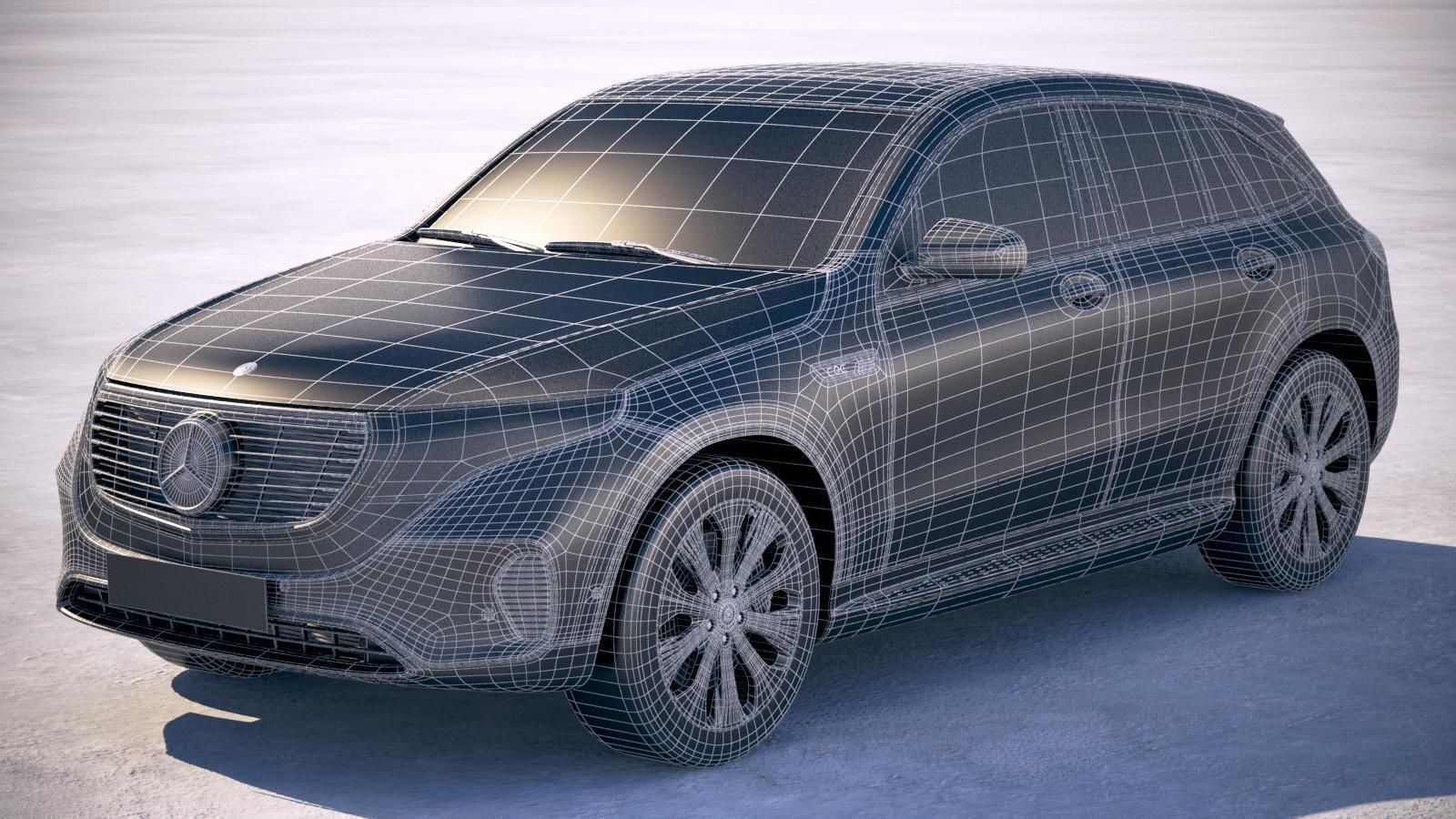 Mercedes-Benz EQC 2020 3D model_26