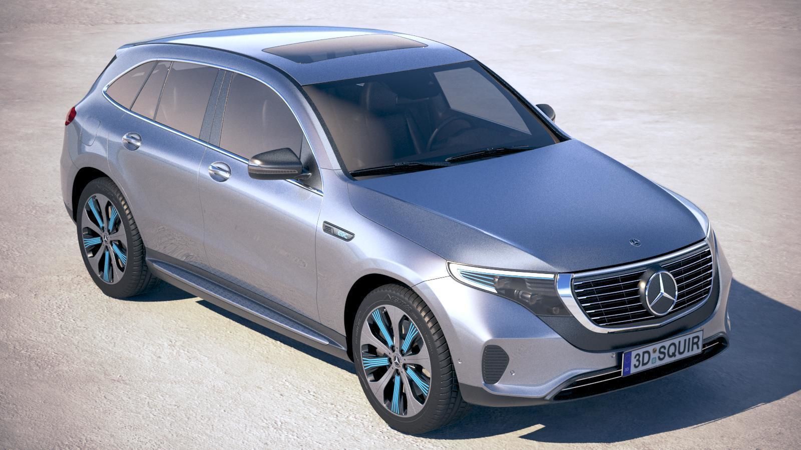Mercedes-Benz EQC 2020 3D model_11