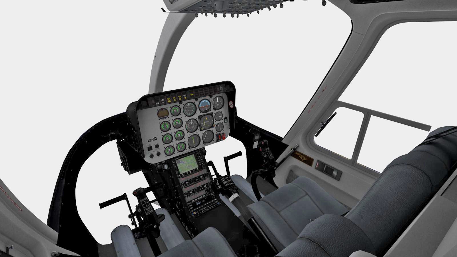 Bell 407 Low-poly 3D model_20