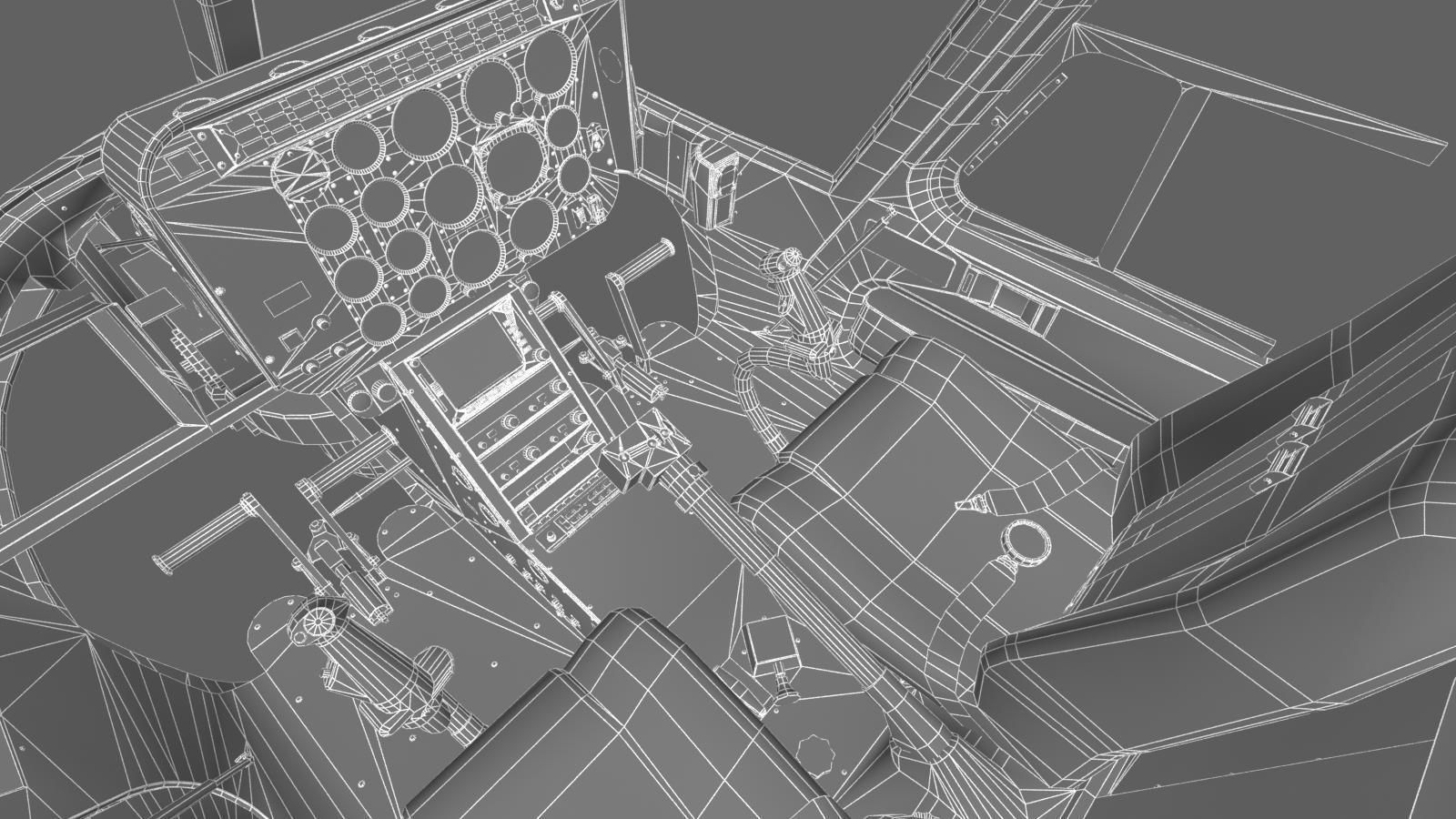Bell 407 Low-poly 3D model_27