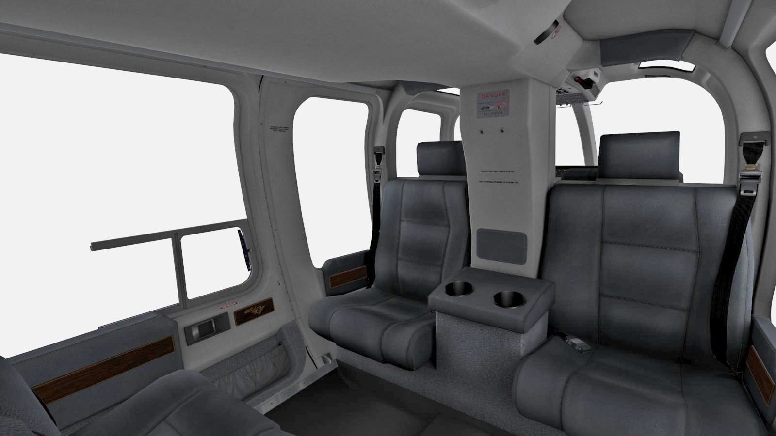 Bell 407 Low-poly 3D model_17