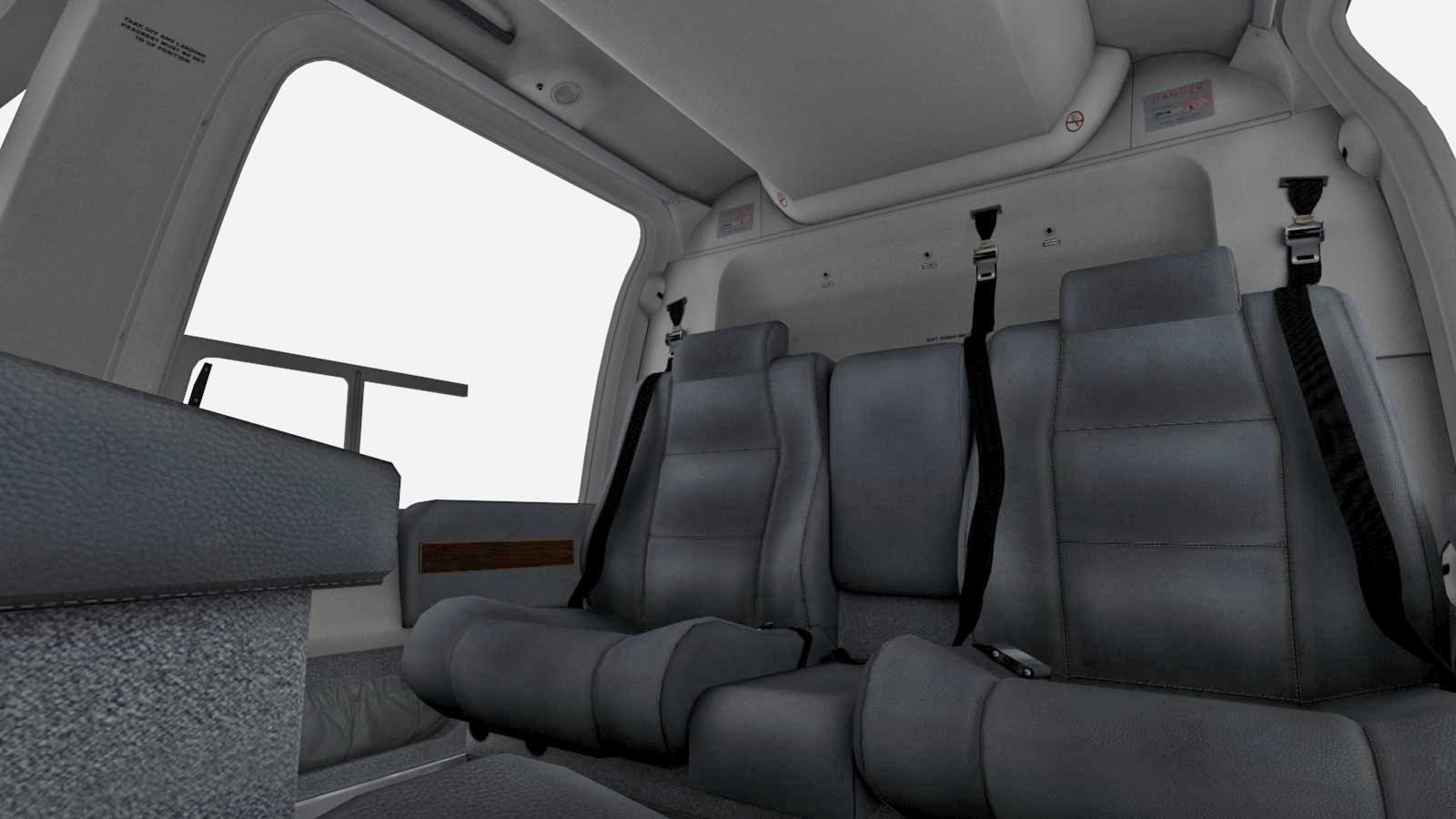 Bell 407 Low-poly 3D model_19