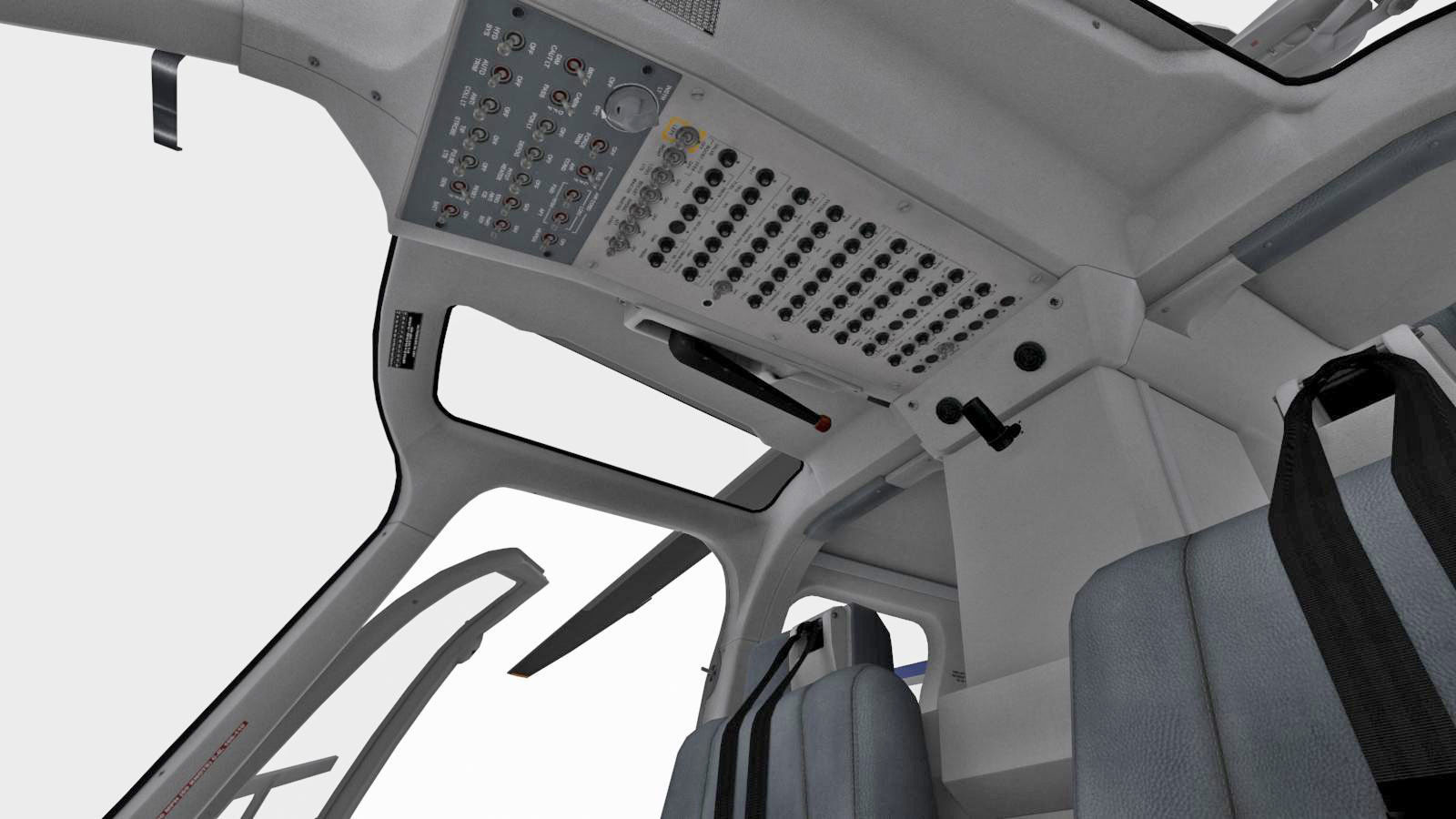 Bell 407 Low-poly 3D model_15