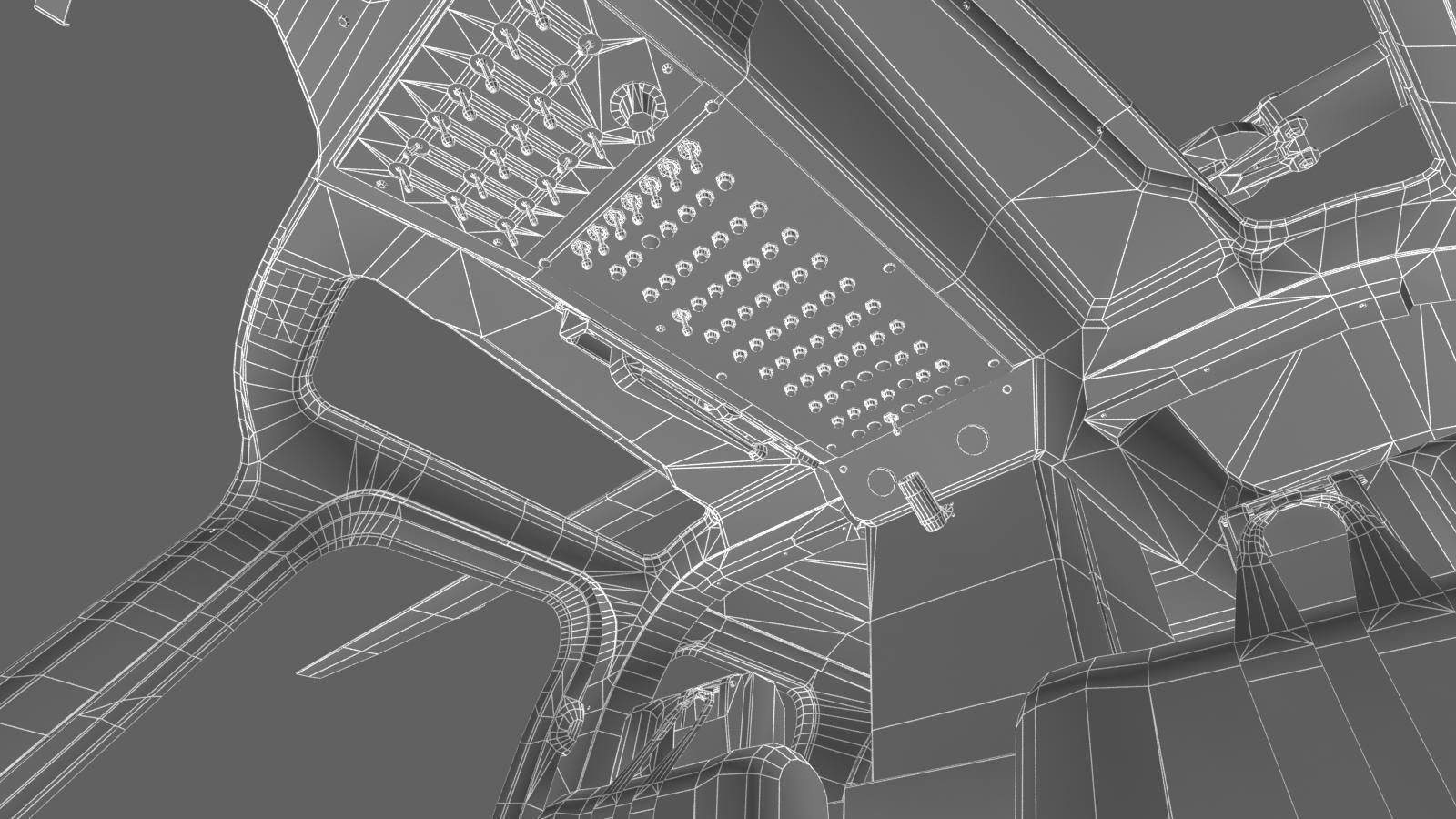 Bell 407 Low-poly 3D model_28