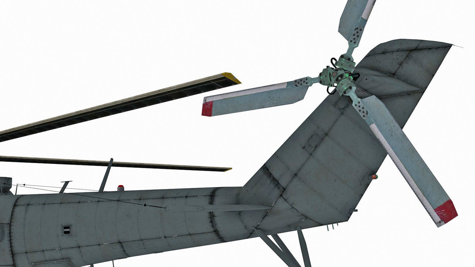 Mil Mi-35M Low-poly 3D model_8