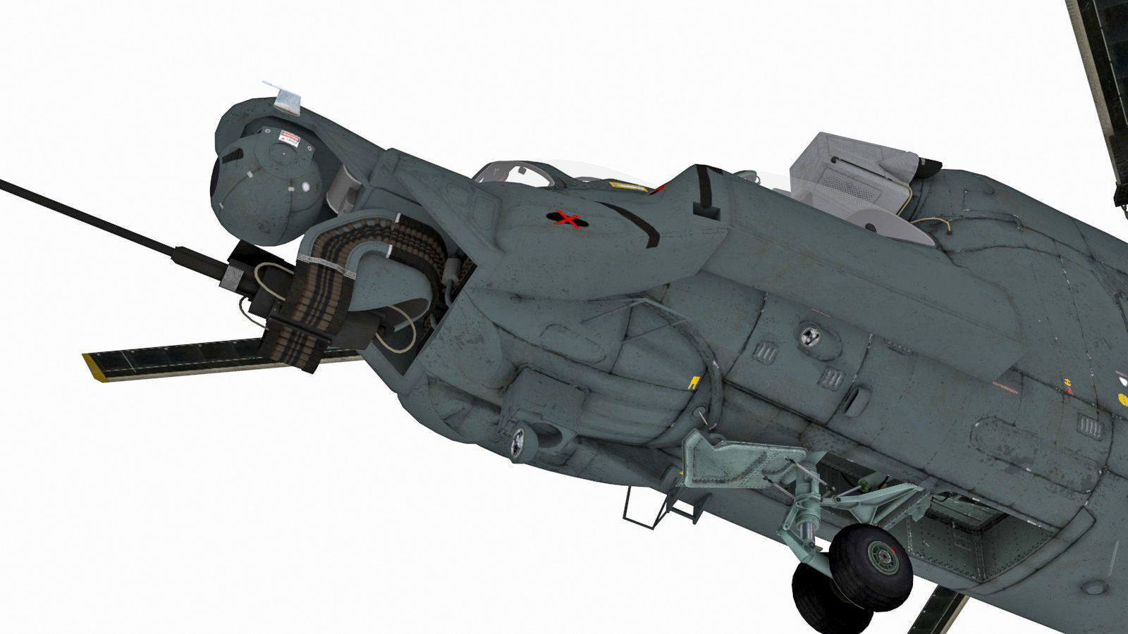 Mil Mi-35M Low-poly 3D model_14