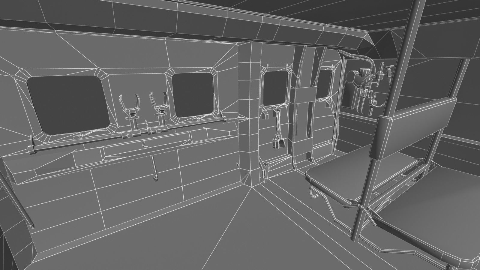 Mil Mi-35M Low-poly 3D model_33