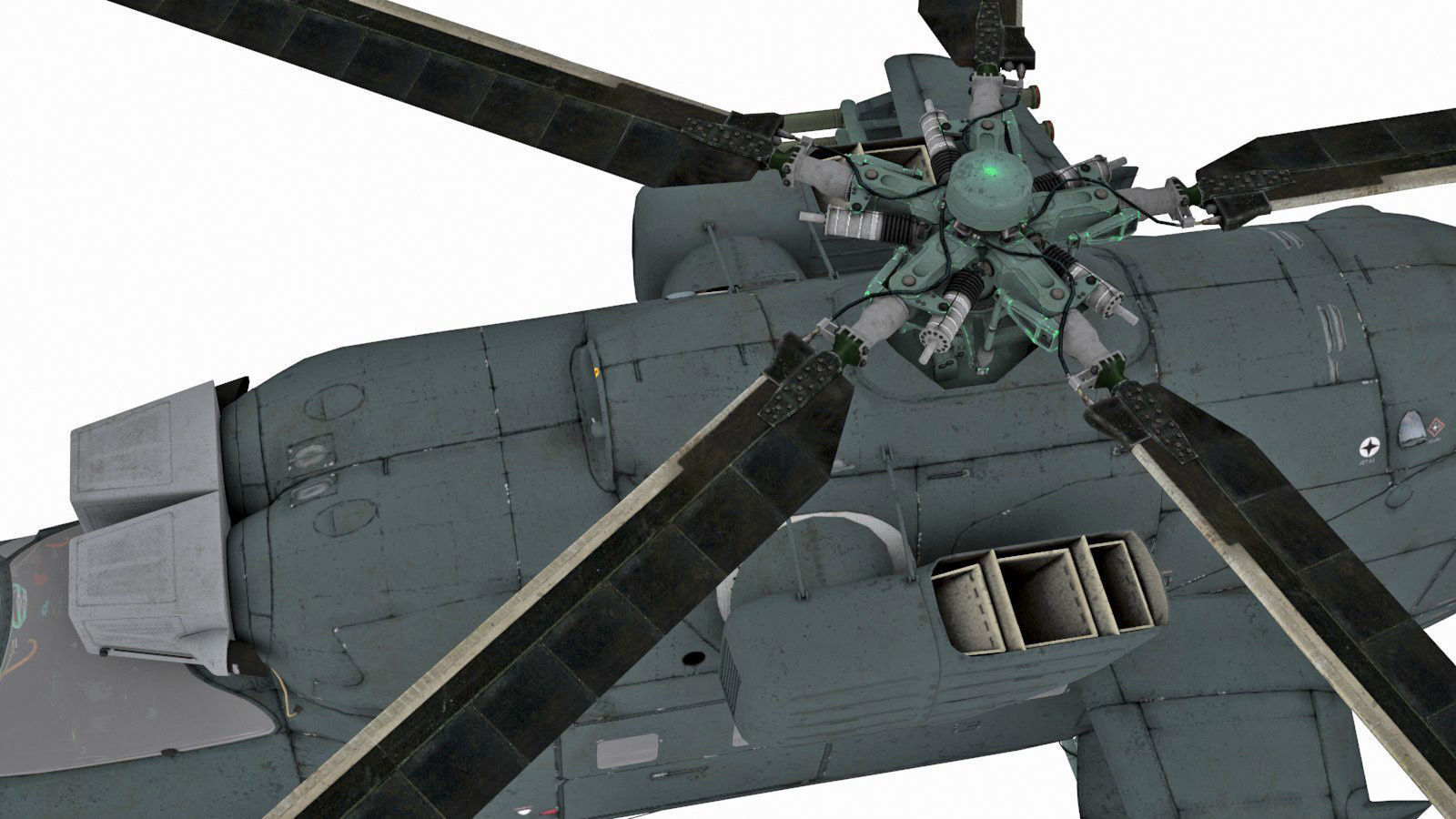 Mil Mi-35M Low-poly 3D model_13