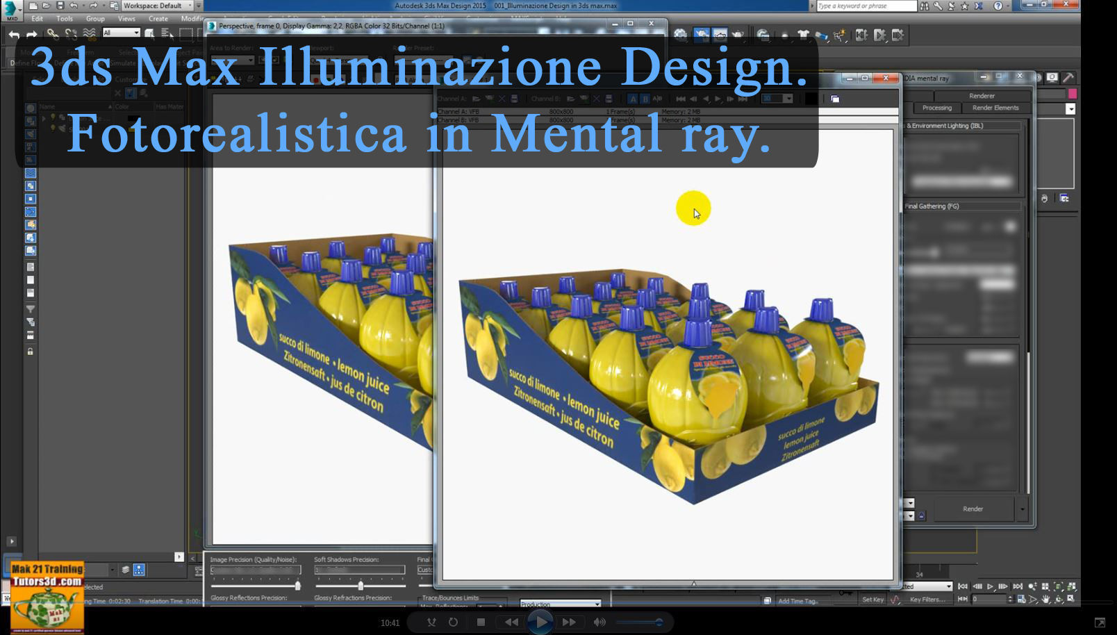 Tutorial Illuminazione Design in 3ds max