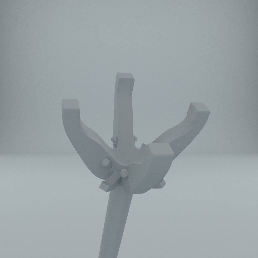 backlit stud earring 3D print model_5