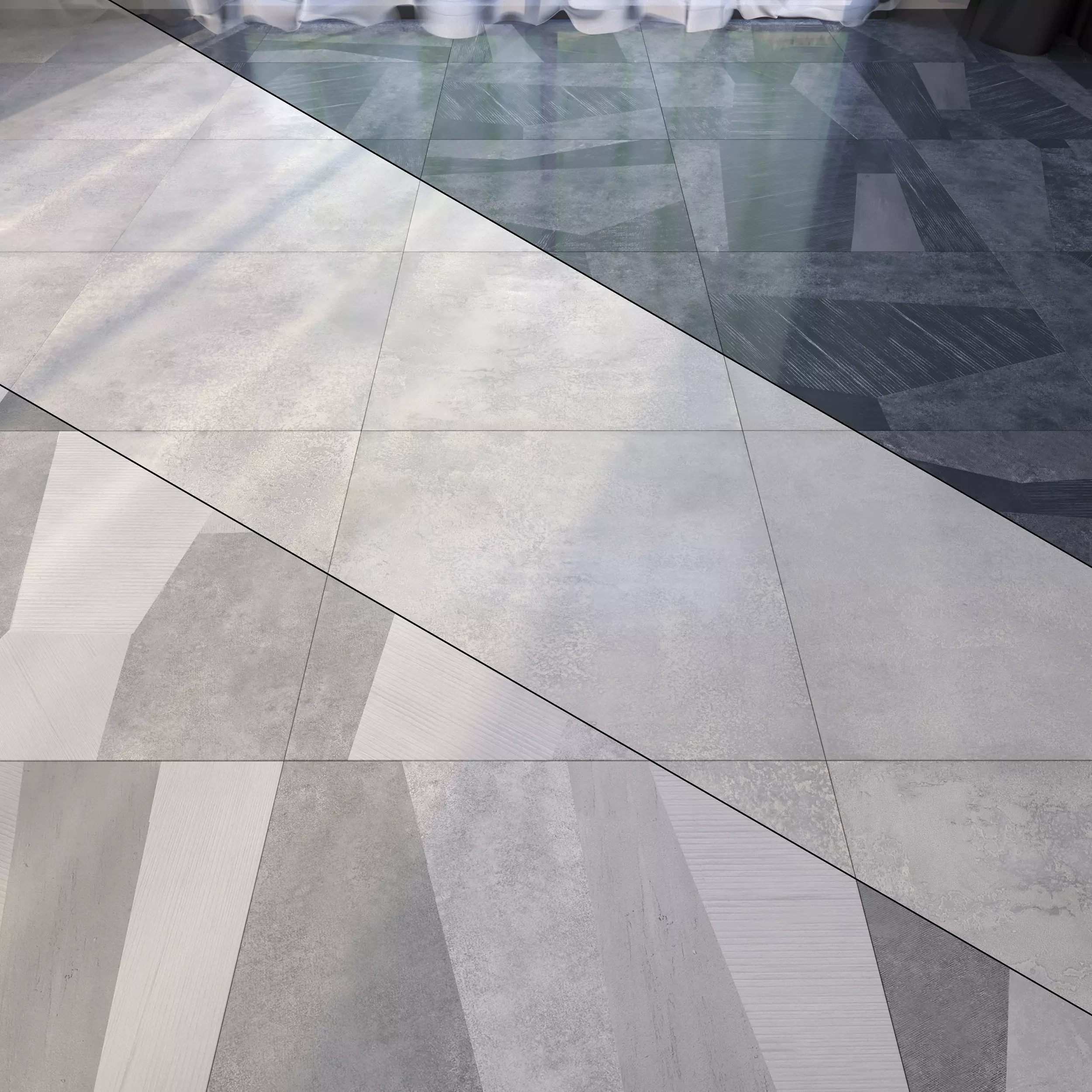 Marble Floor Set 6 3D model_0