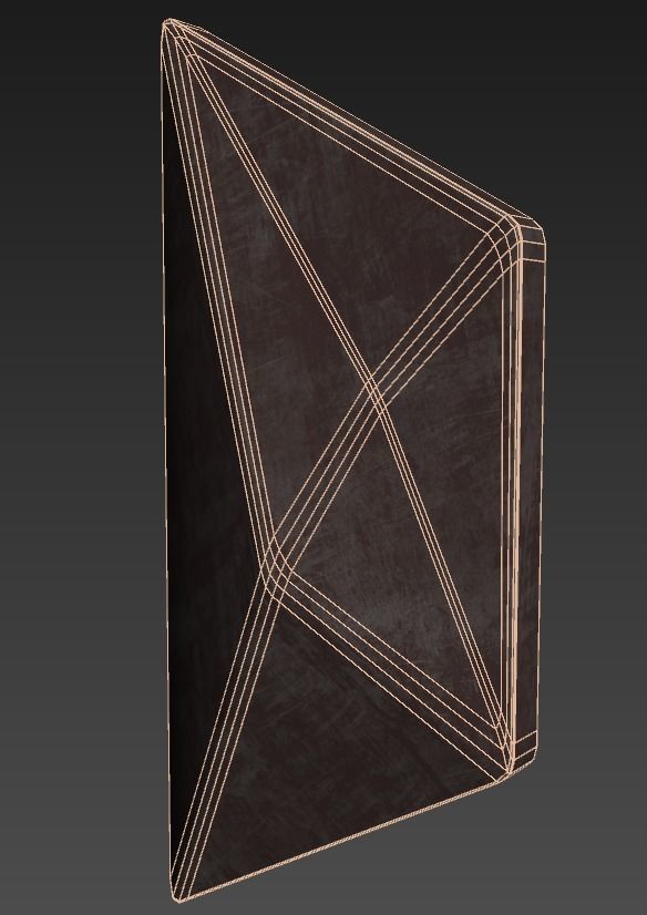 Wall Panel Low Poly Free low-poly 3D model_2