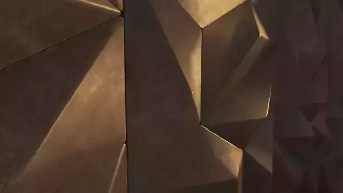 Wall Panel Low Poly Free low-poly 3D model