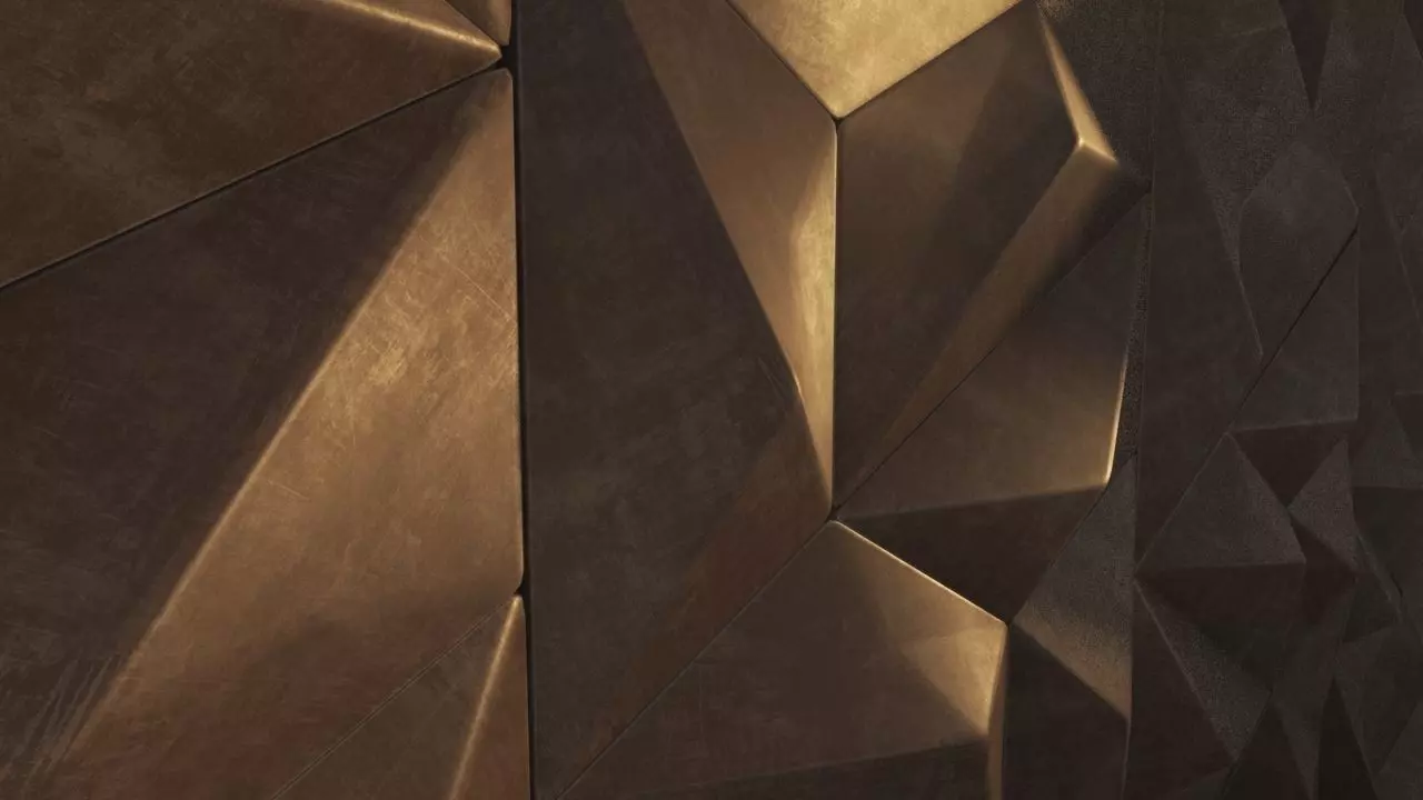 Wall Panel Low Poly Free low-poly 3D model_0