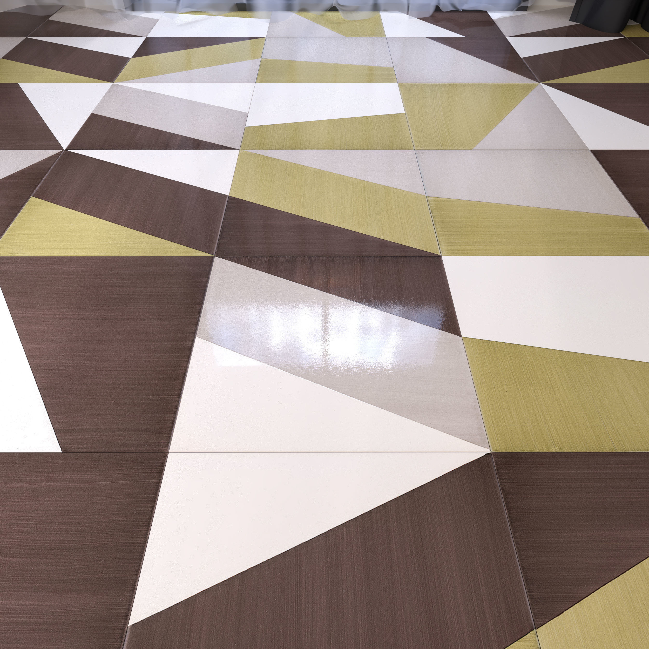 Marble Floor Set 9 3D model_5