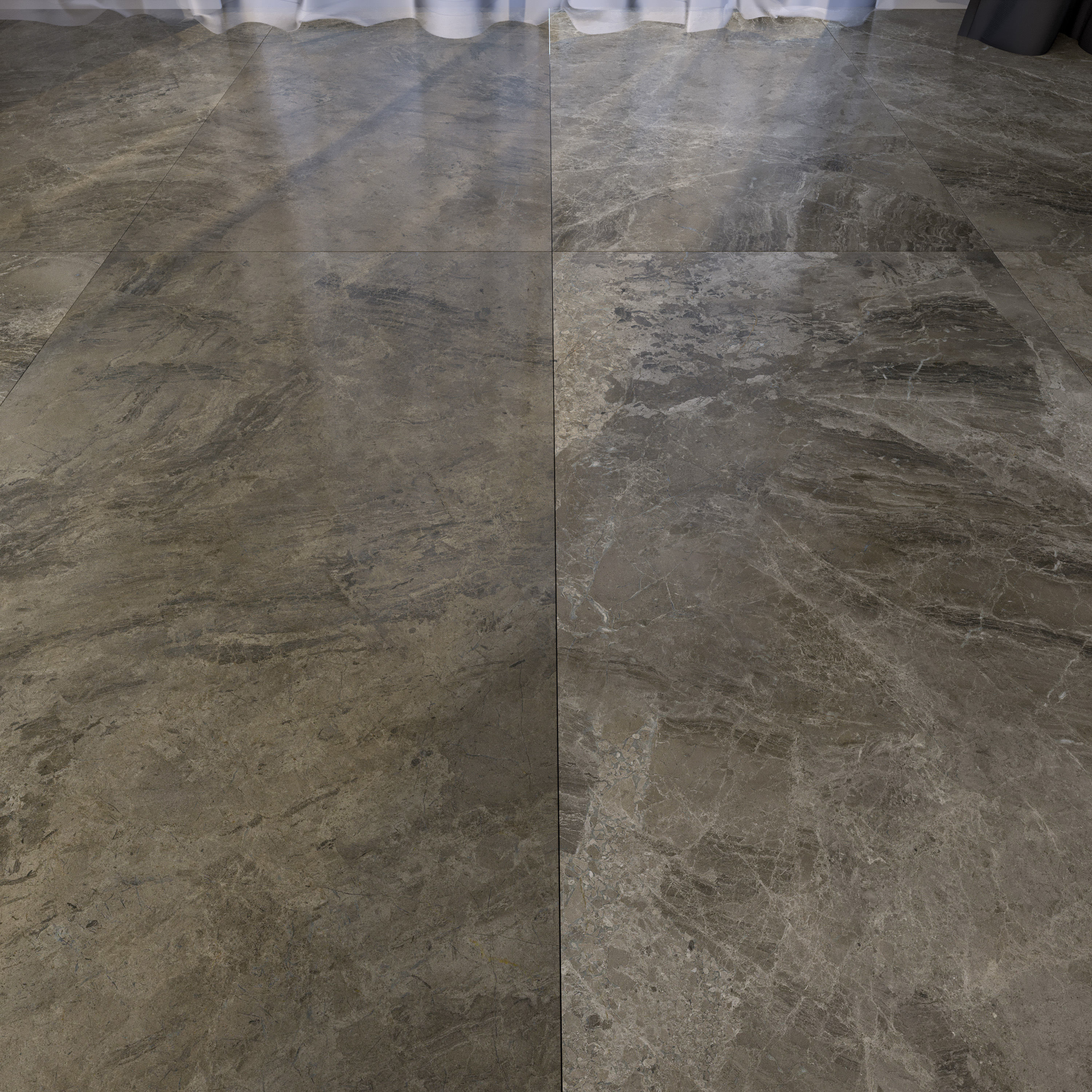 Marble Floor Set 11 3D model_2