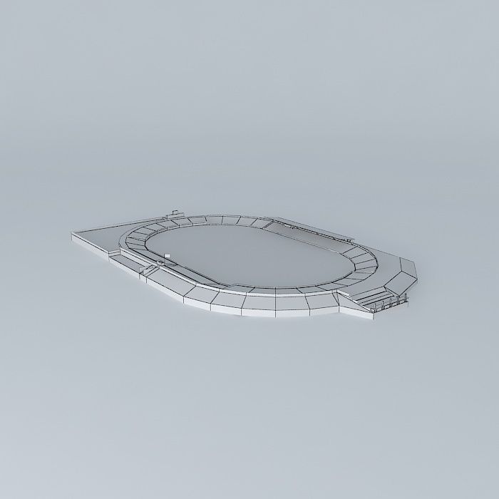 Stadion TJ Trinec Free 3D model_4