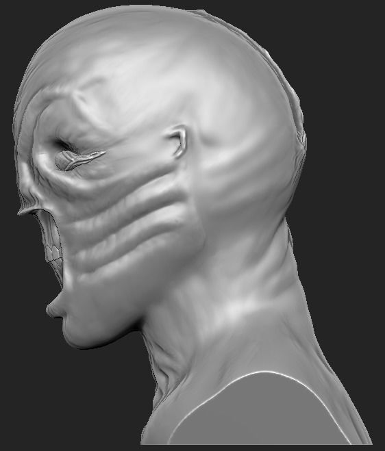 Chatterer Hellraiser Bust 3D print model_1