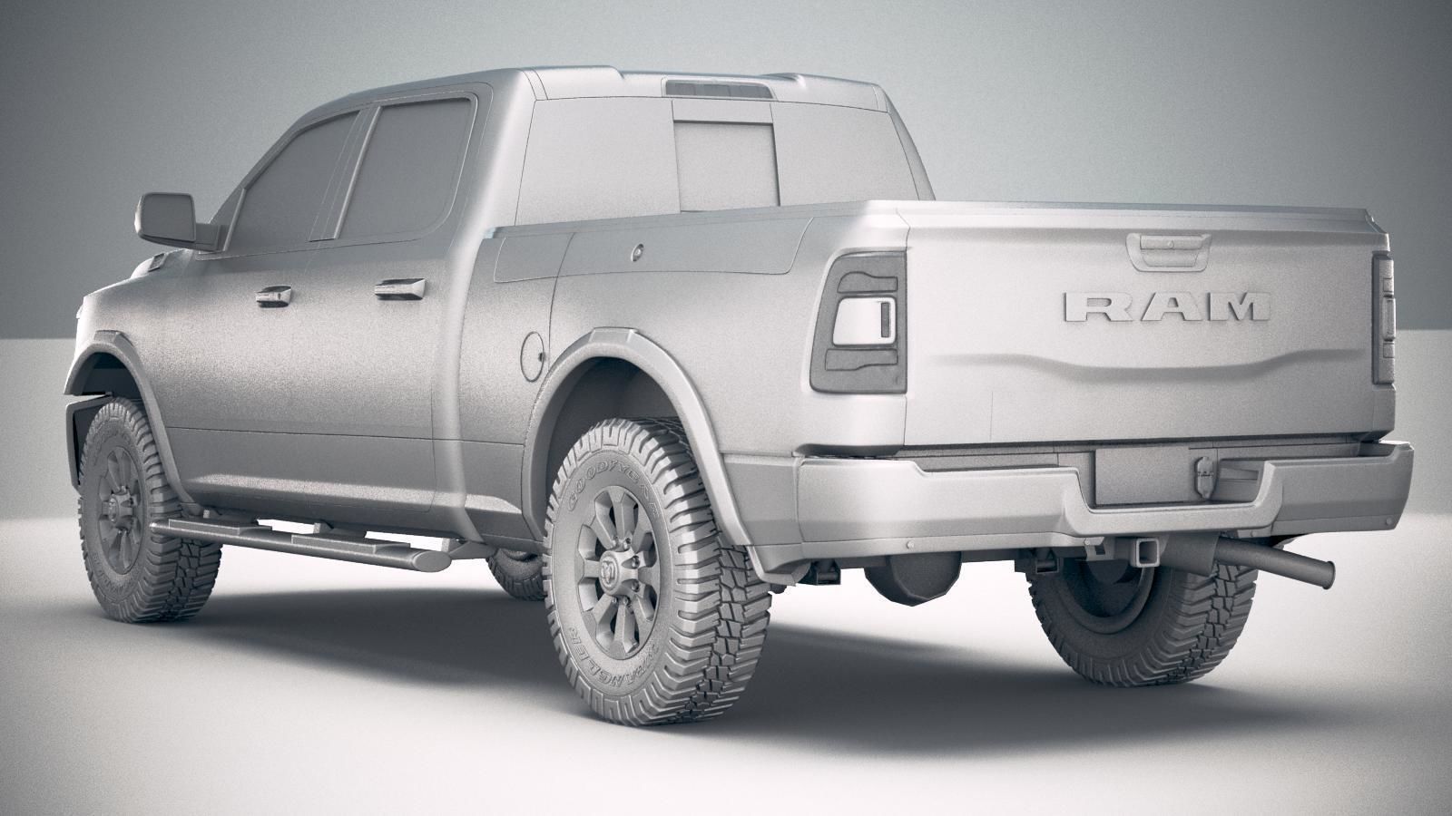 RAM Power Wagon 2019 3D model_23