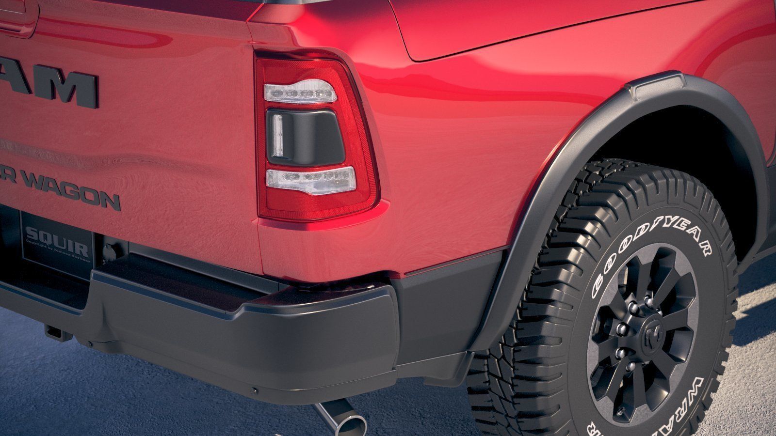 RAM Power Wagon 2019 3D model_3