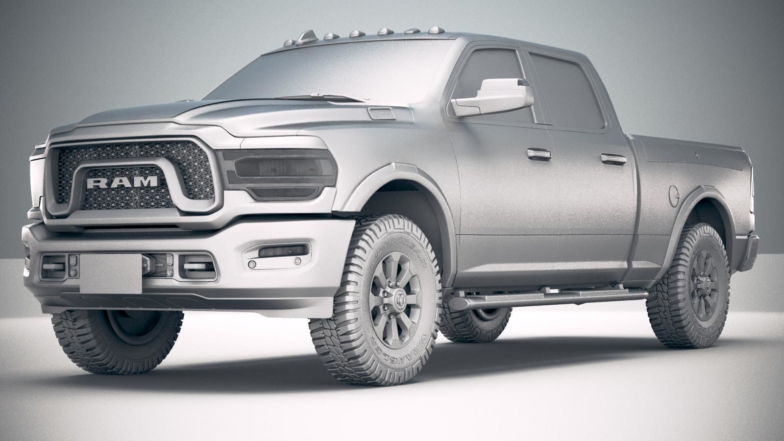 RAM Power Wagon 2019 3D model_22