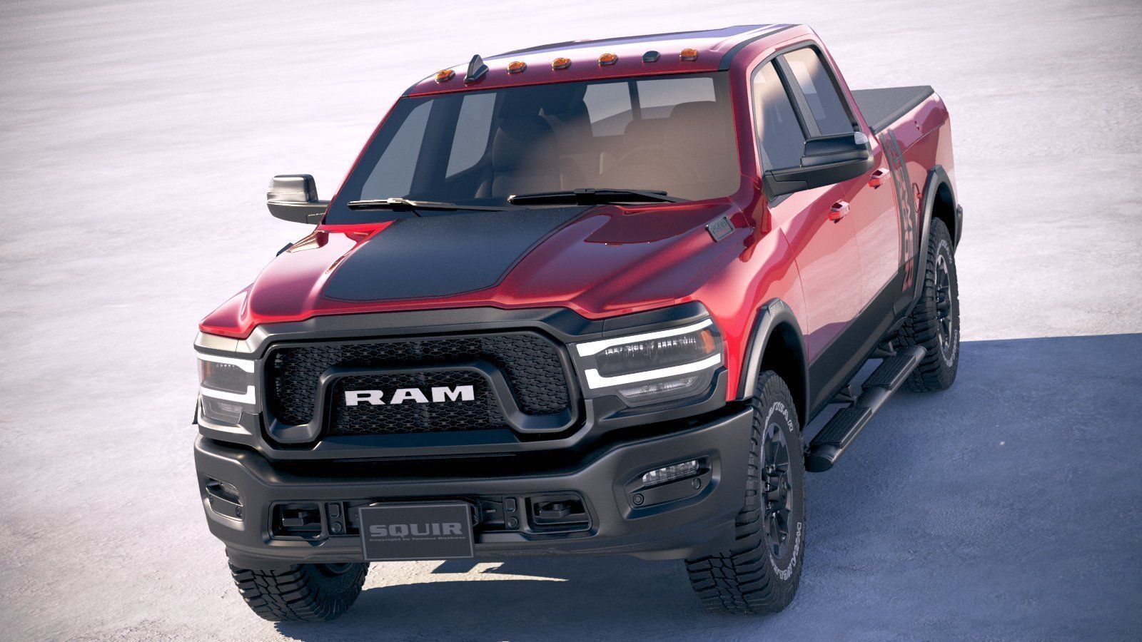 RAM Power Wagon 2019 3D model_1