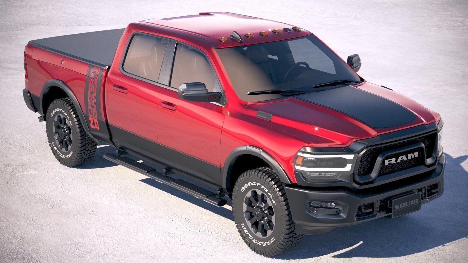 RAM Power Wagon 2019 3D model_11