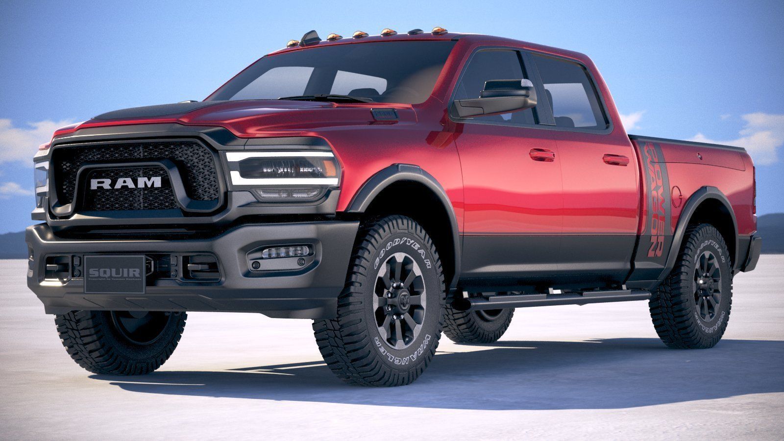 RAM Power Wagon 2019 3D model_12
