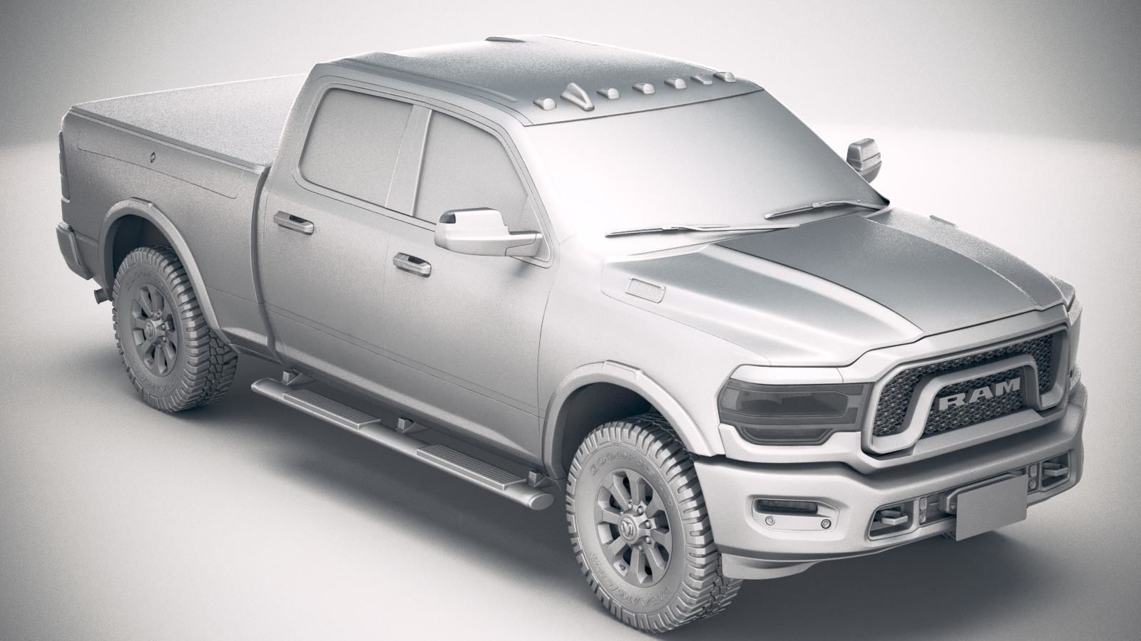 RAM Power Wagon 2019 3D model_21