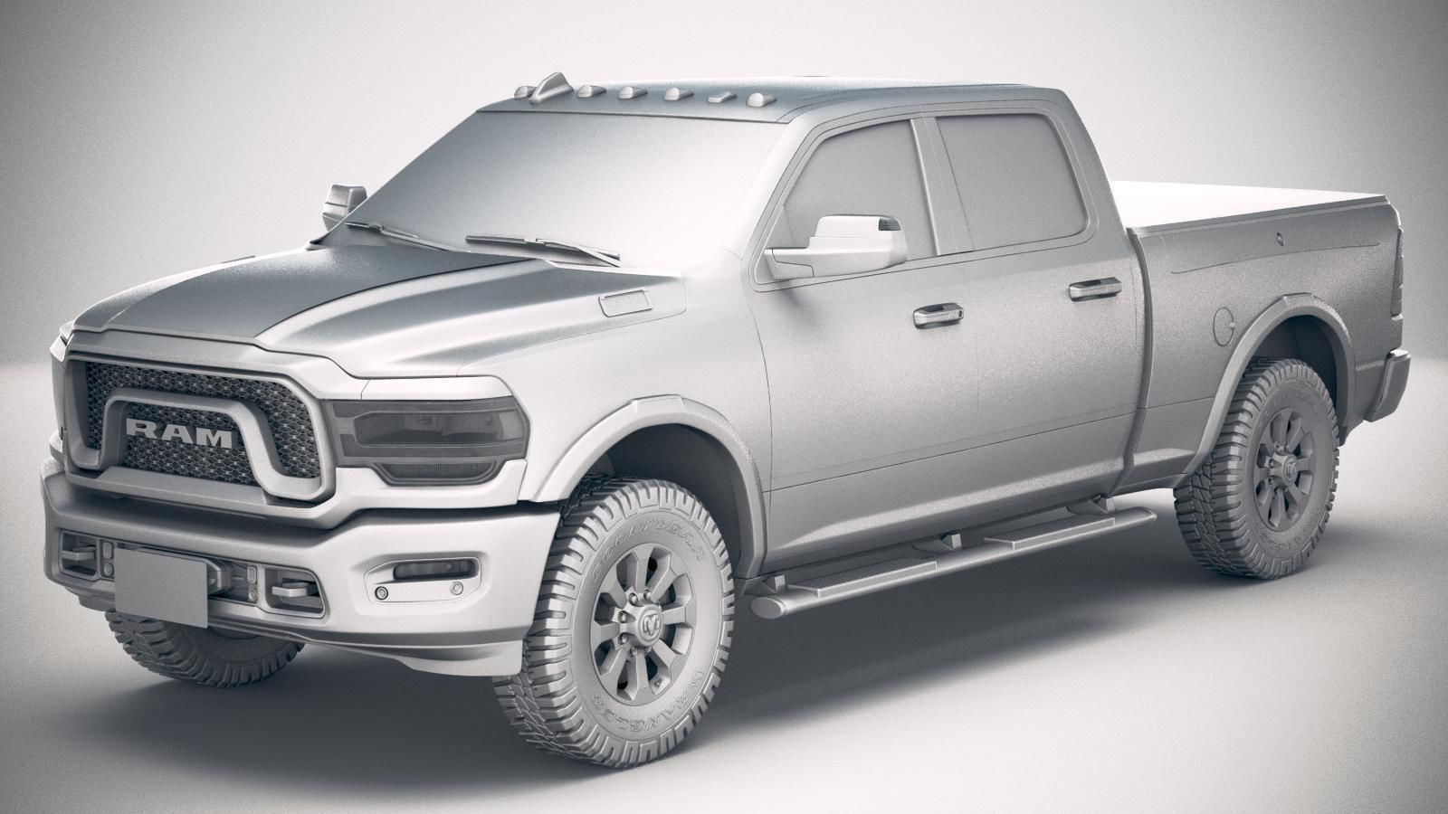 RAM Power Wagon 2019 3D model_17