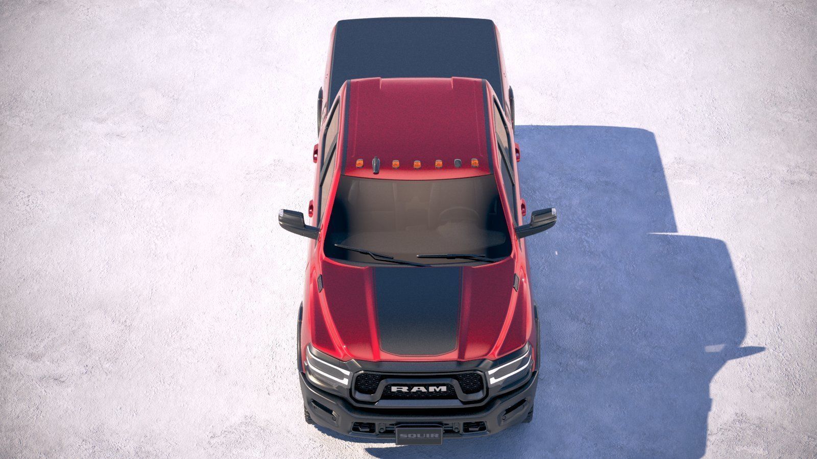 RAM Power Wagon 2019 3D model_8