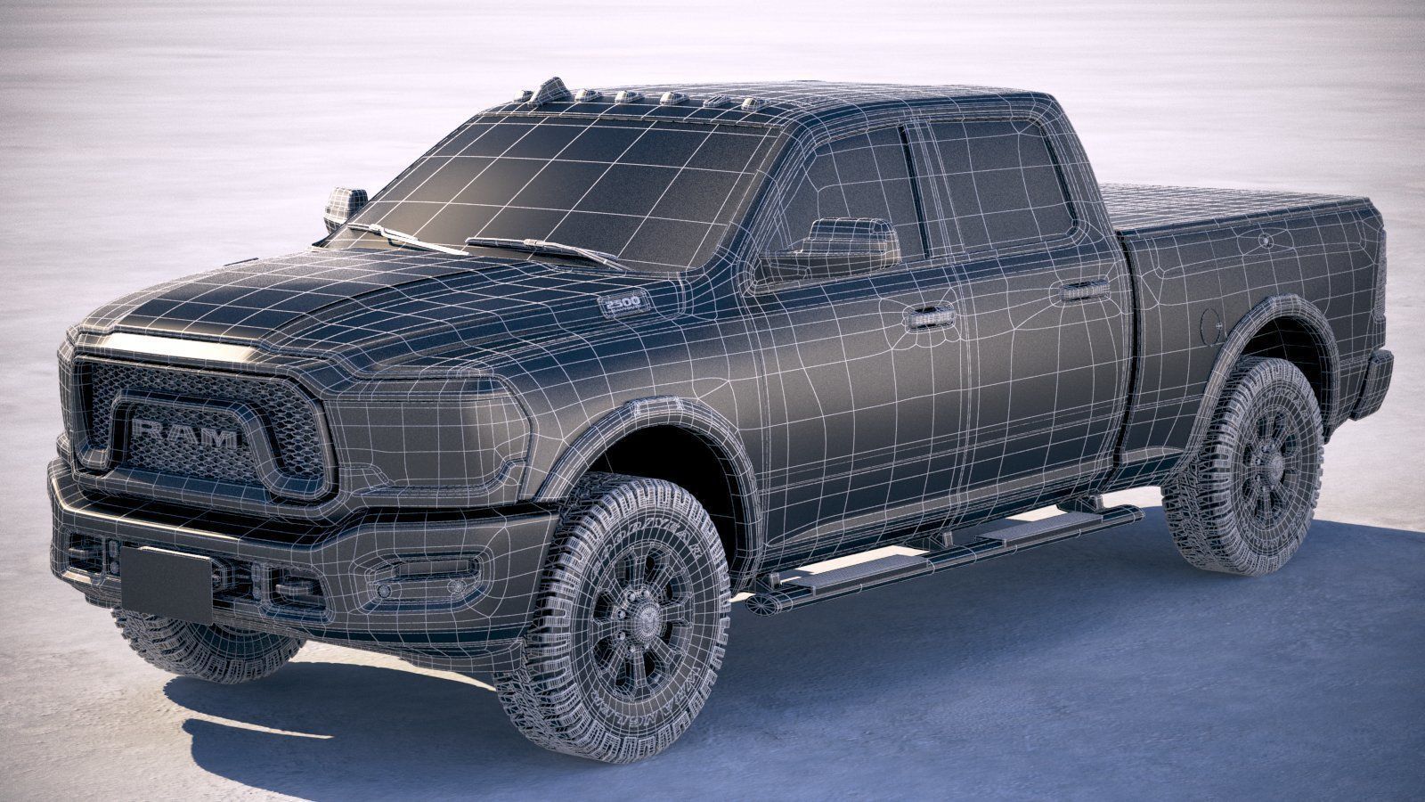 RAM Power Wagon 2019 3D model_26