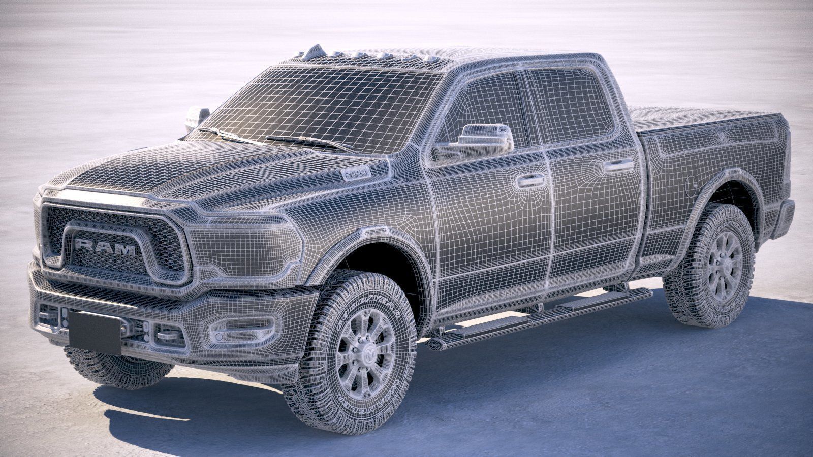 RAM Power Wagon 2019 3D model_24