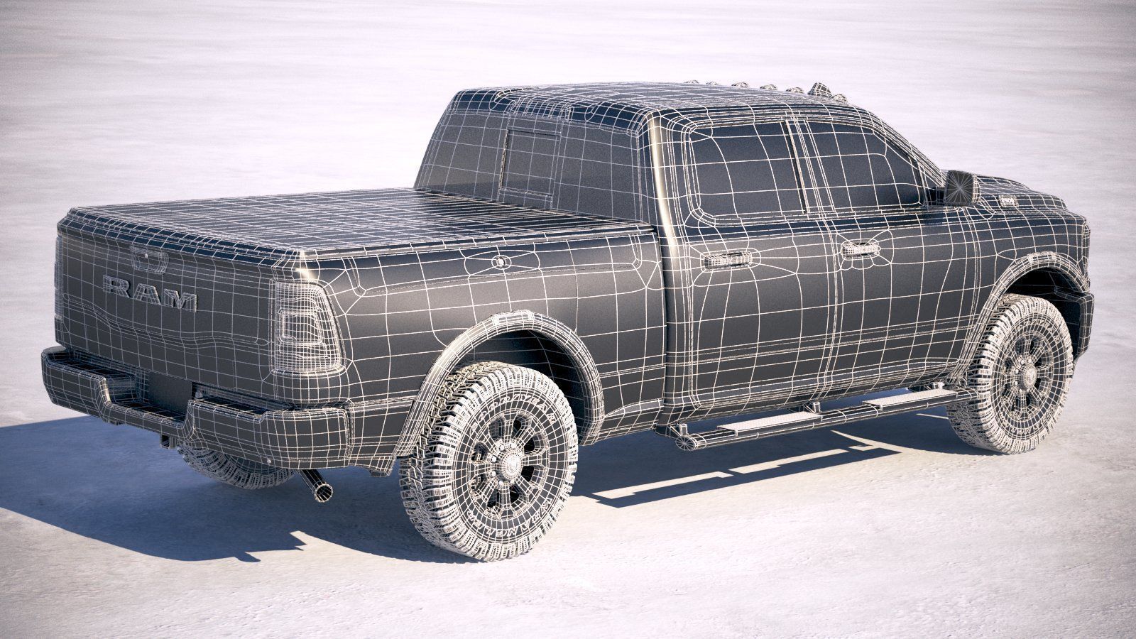 RAM Power Wagon 2019 3D model_27