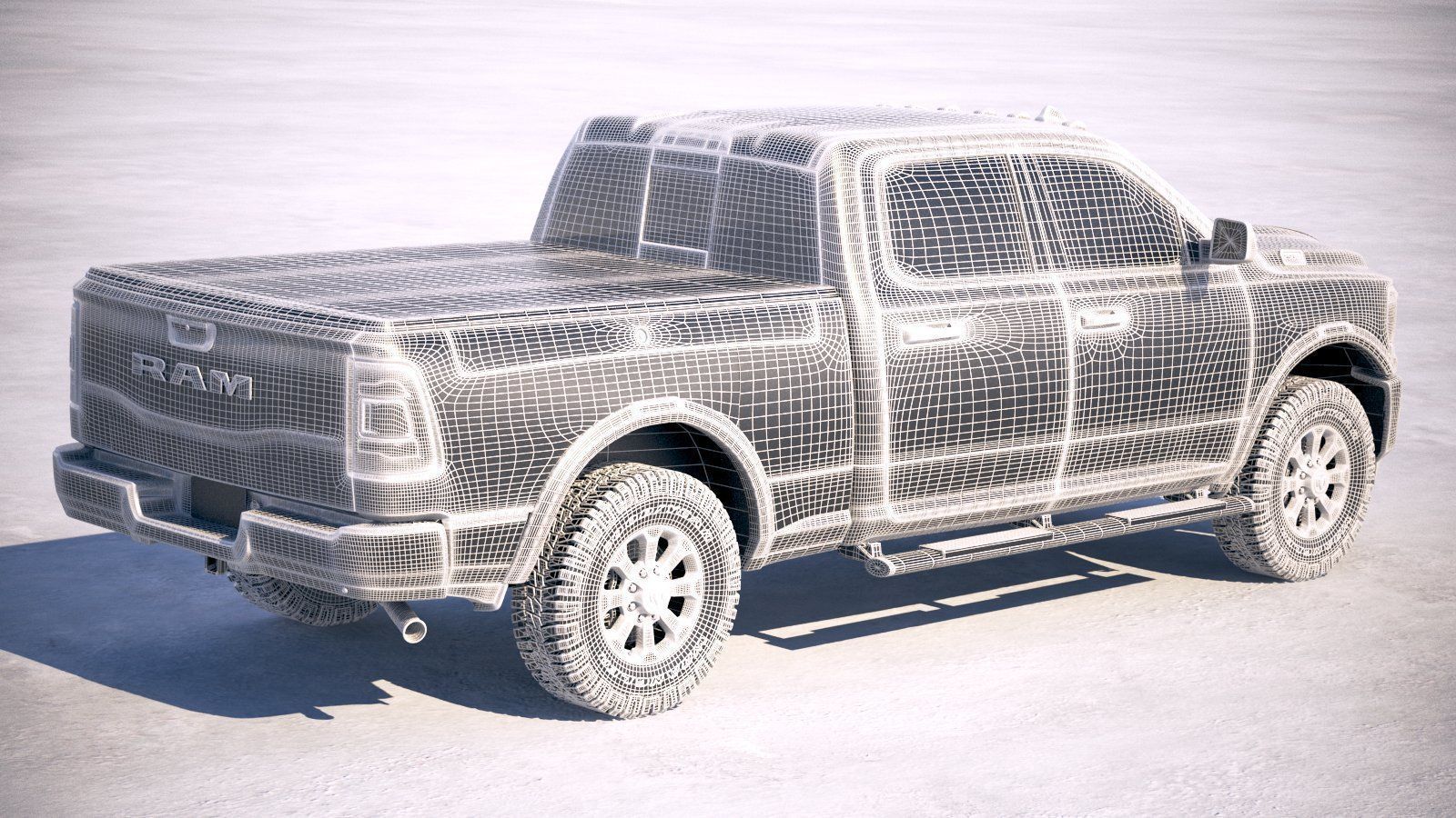 RAM Power Wagon 2019 3D model_25