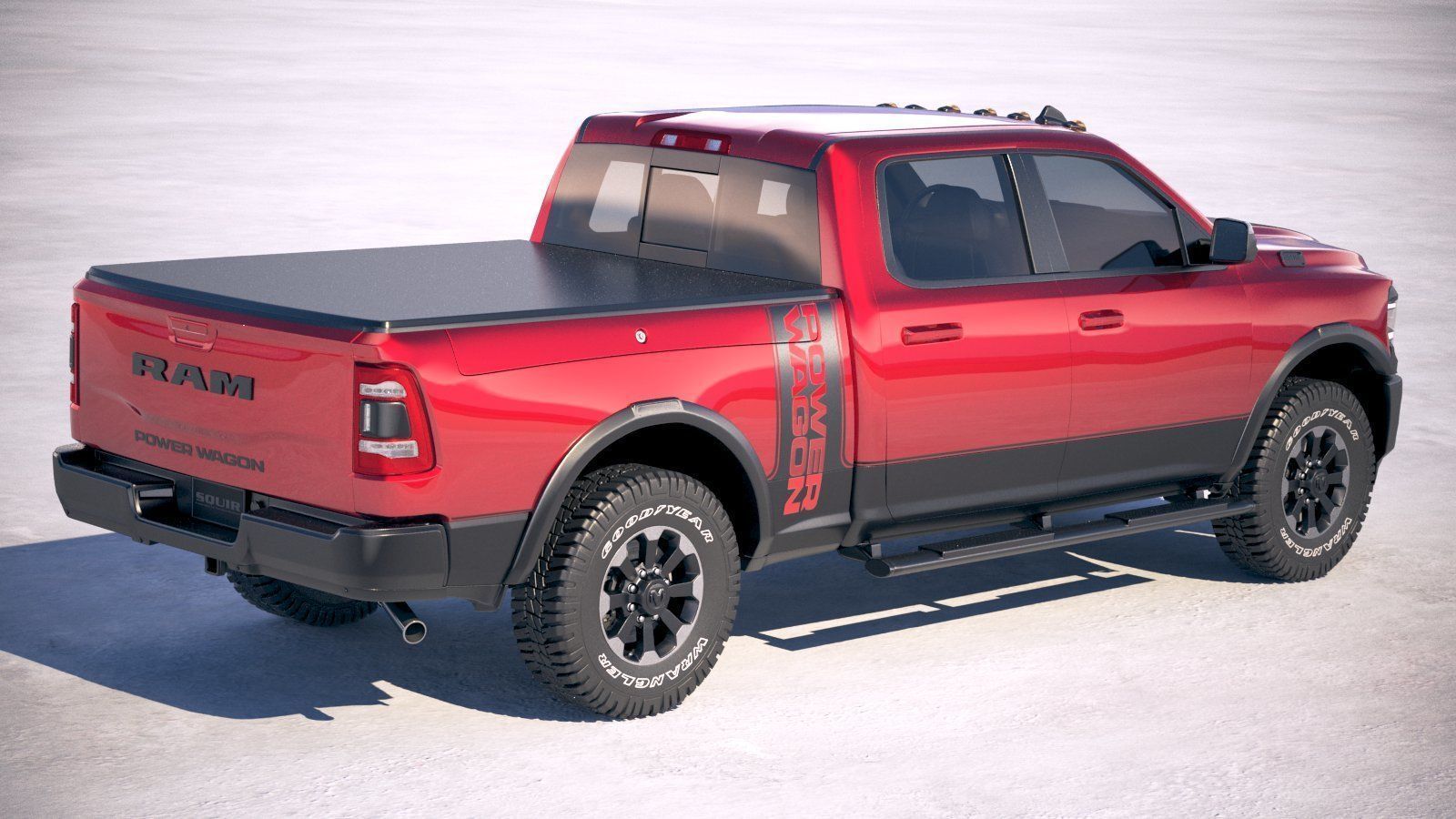 RAM Power Wagon 2019 3D model_4