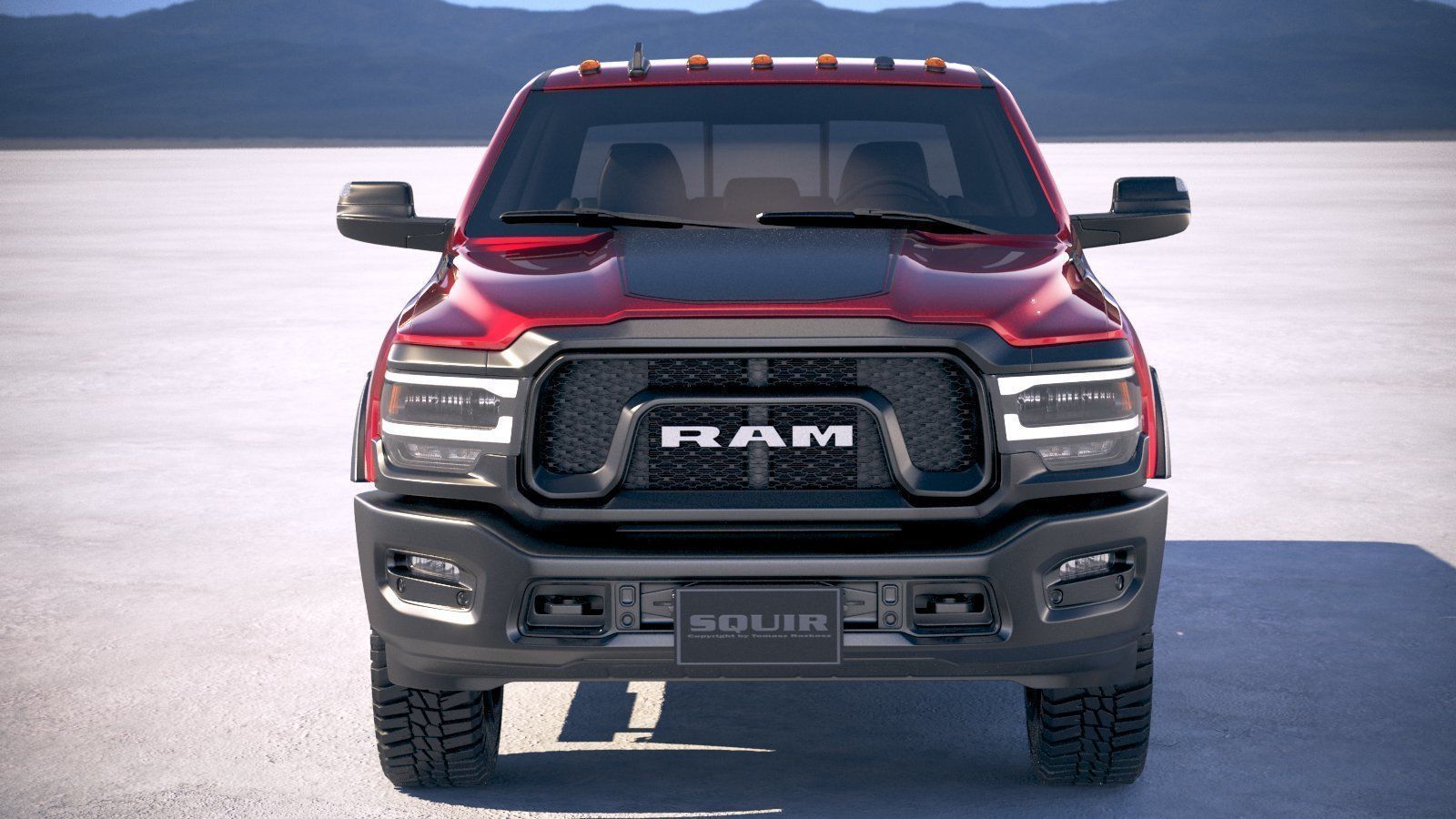 RAM Power Wagon 2019 3D model_9