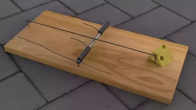 mouse trap 3D model