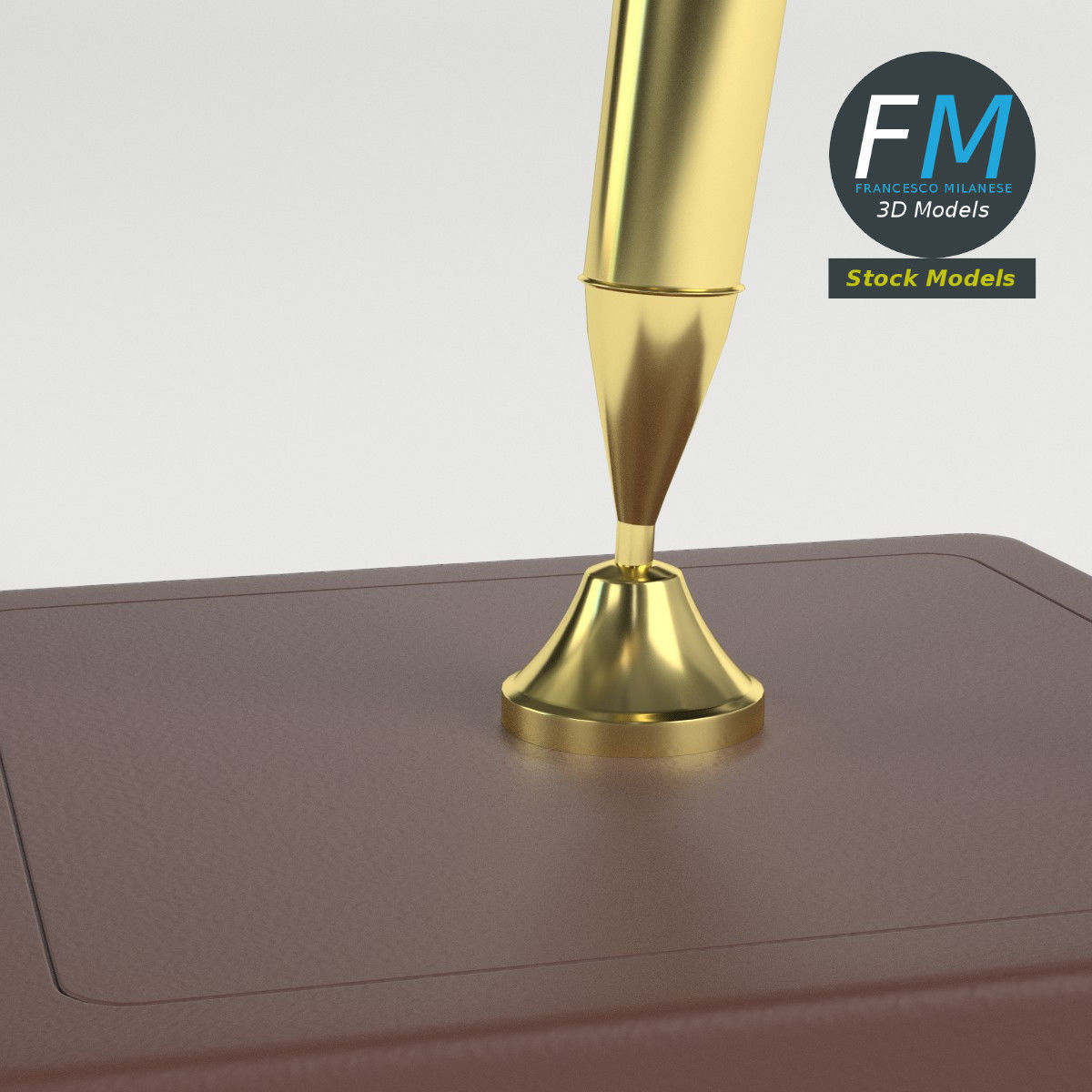 Pen stand 3D model_3