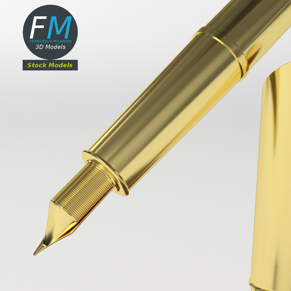 Pen stand 3D model_5