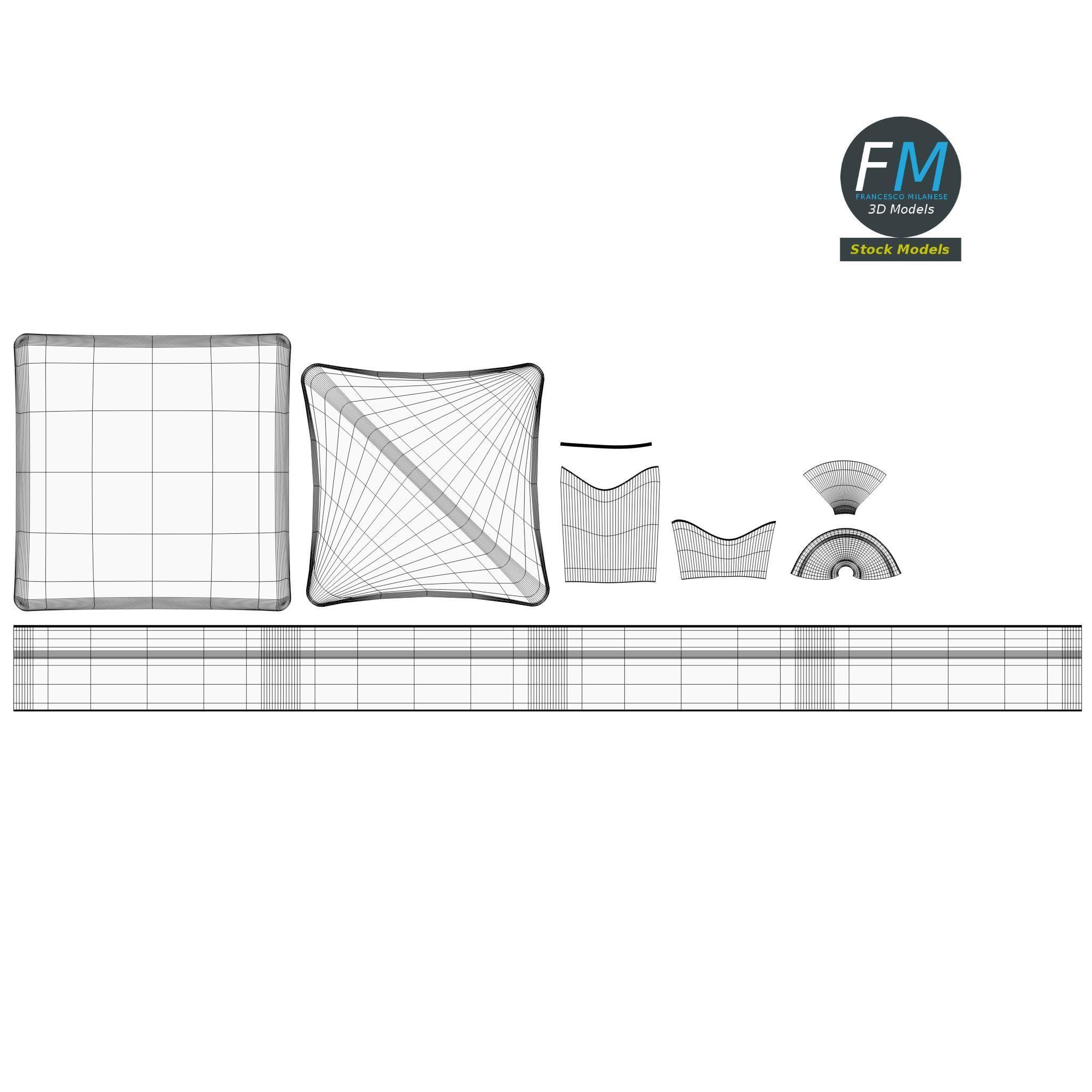 Pen stand 3D model_12