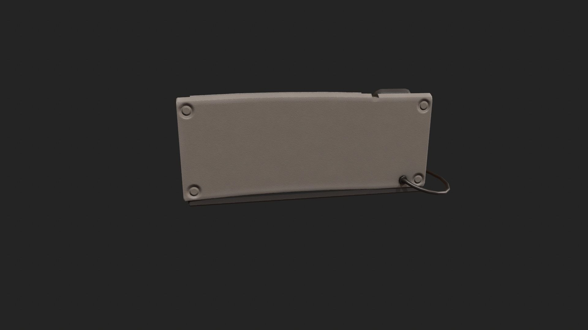 Stylized Fax Machine Low-poly 3D model_4