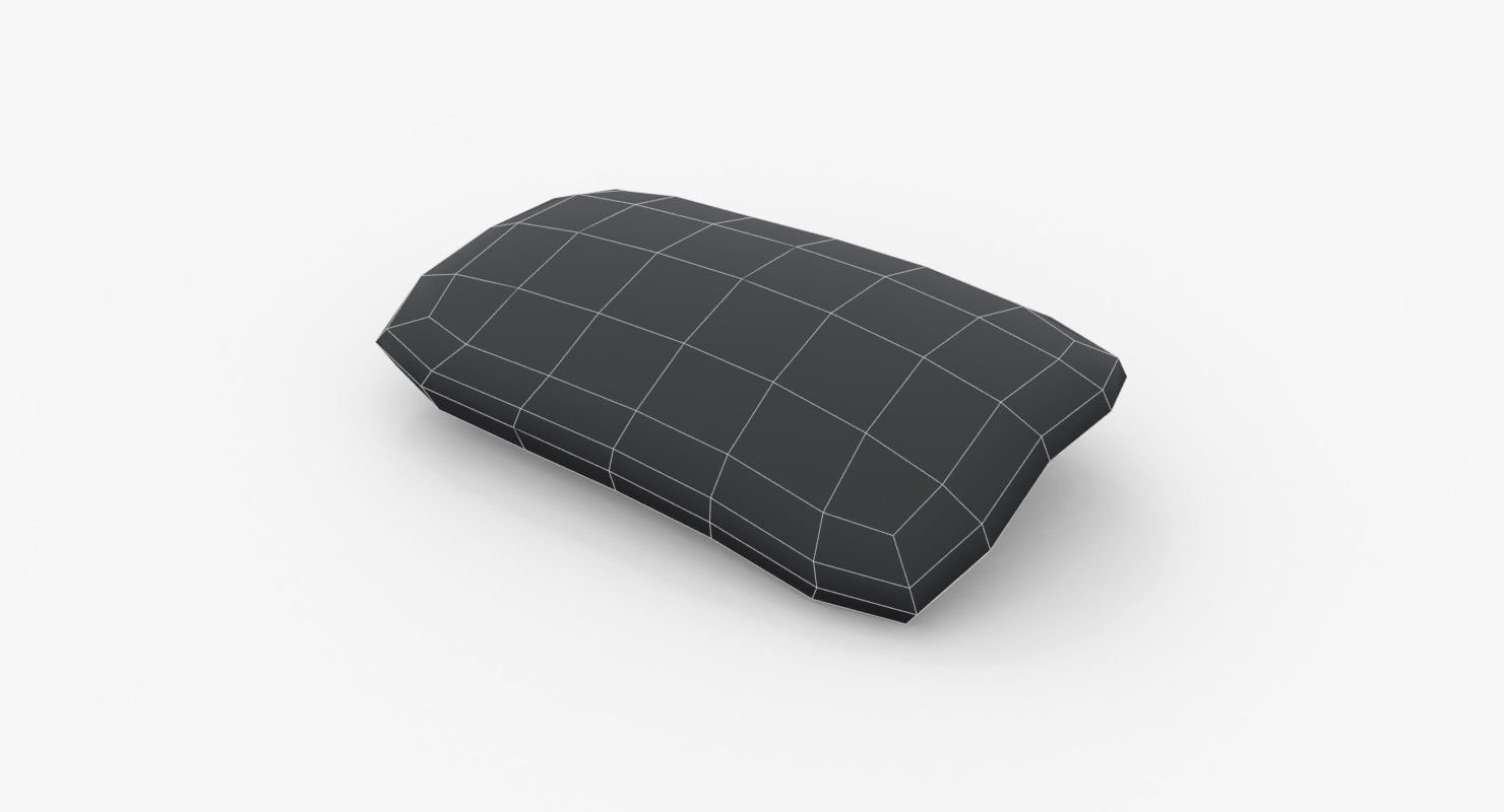 Cement Bags Low-poly 3D model_22