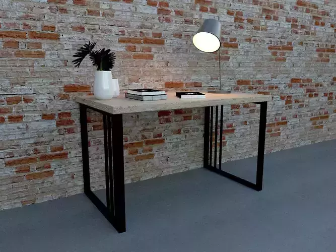 Table Wooden 3D Model