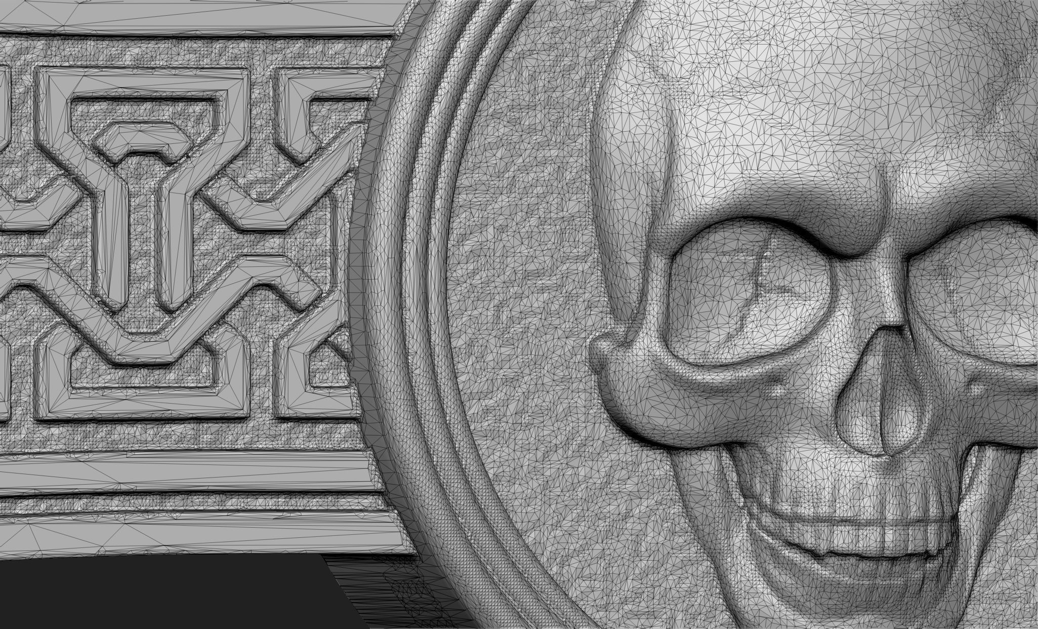 Skull Cross 3D print model_4