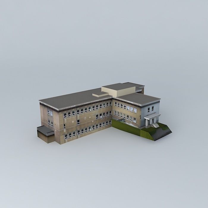 Farm building Free 3D model_2