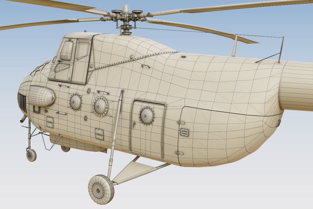 Mil Mi-4 3D model_14