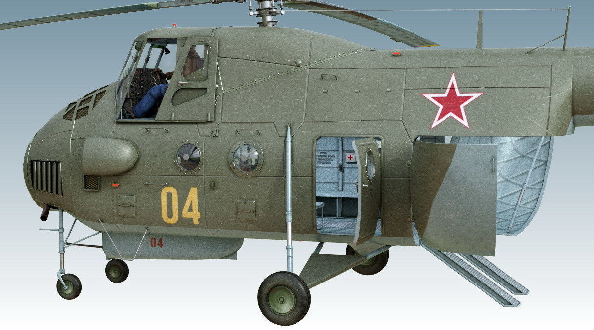 Mil Mi-4 3D model_6
