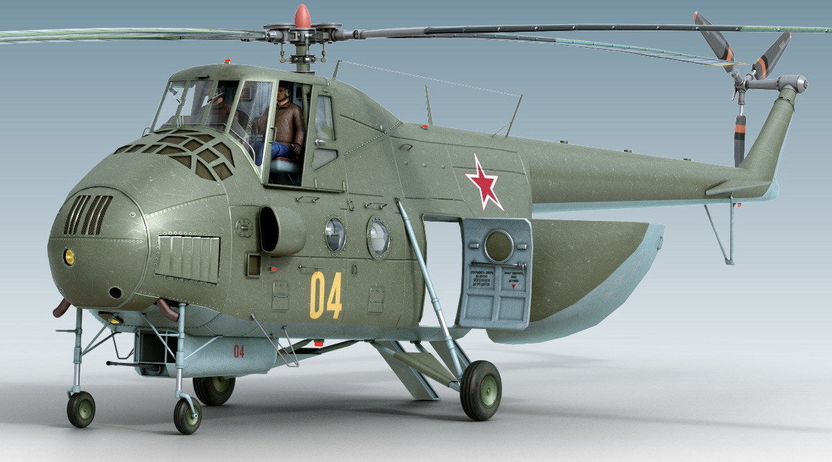 Mil Mi-4 3D model_2